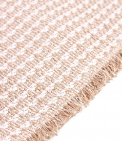 Tapered skirt made of cotton