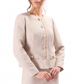 Elegant jacket made of cotton