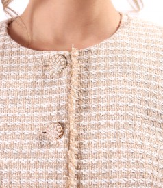 Elegant jacket made of cotton