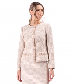 Elegant jacket made of cotton