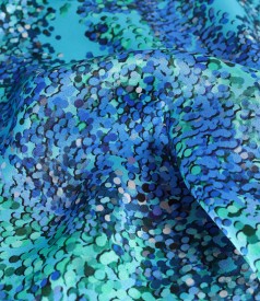 Digitally printed natural silk blouse