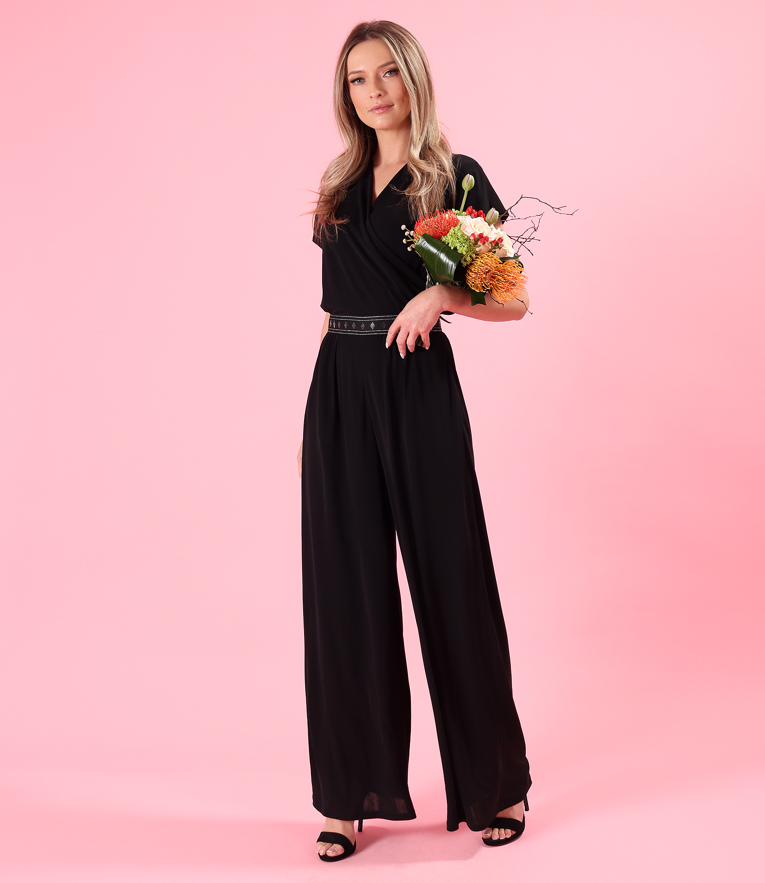 Elegant jumpsuit made of viscose