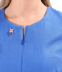 Flared dress made of linen