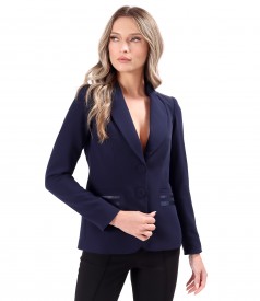 Office jacket made of elastic fabric with viscose