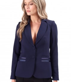 Office jacket made of elastic fabric with viscose