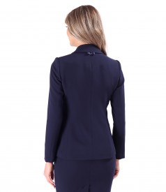 Office jacket made of elastic fabric with viscose