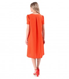 Flared dress made of linen