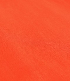 Flared dress made of linen