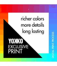 Midi viscose satin dress printed with oversized flowers