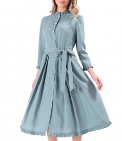 Elegant viscose shirt dress
