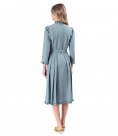 Elegant viscose shirt dress