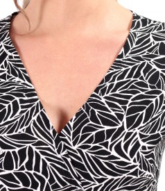 Midi jumpsuit made of viscose with linen