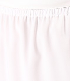 Slip skirt made of stretch satin with lace