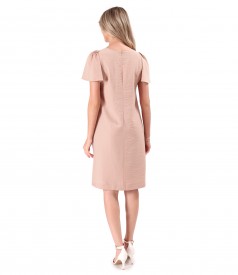 Elegant dress with short wide sleeves