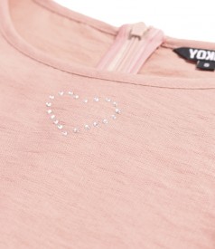 Elegant dress with short wide sleeves