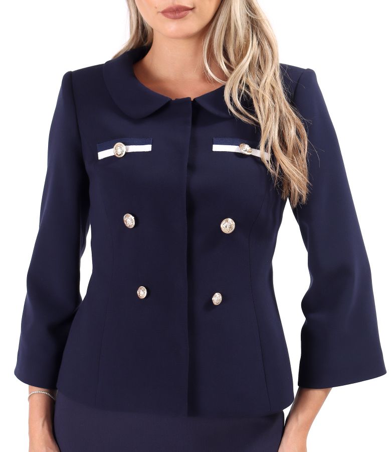 Elegant jacket with decorative buttons