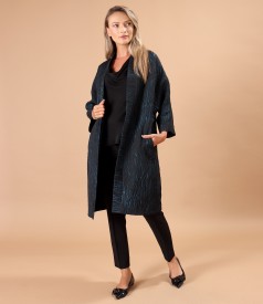 Elegant viscose satin blouse