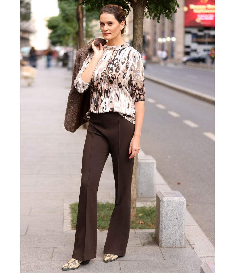 Satin viscose blouse