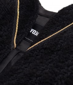 Elegant jacket made of virgin wool and alpaca