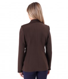Office jacket made of elastic fabric with viscose