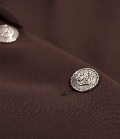 Office jacket made of elastic fabric with viscose