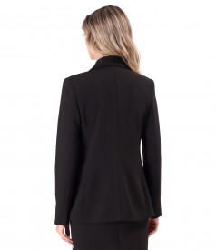 Office jacket made of elastic fabric with viscose