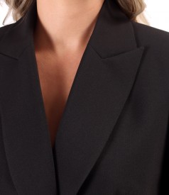 Office jacket made of elastic fabric with viscose