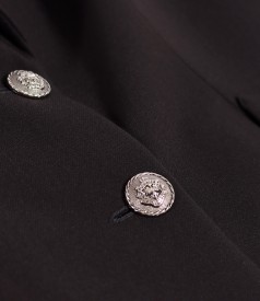 Office jacket made of elastic fabric with viscose