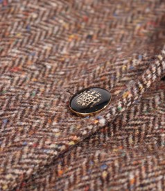 Office jacket made of wool fabric