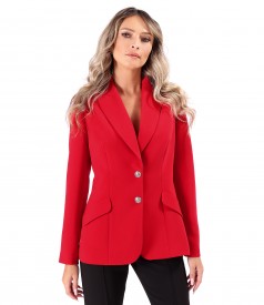 Office jacket made of elastic fabric with viscose