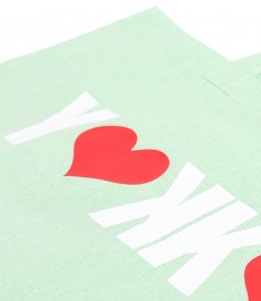 Cotton bag printed on the front