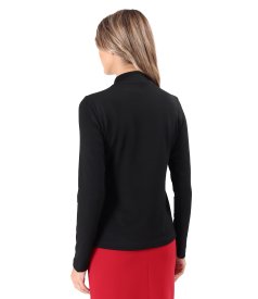 Helanca din jerse elastic plin cu lana