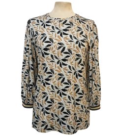 Bluza din jerse elastic cu maneci semi-lungi